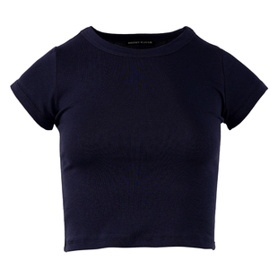 BM上衣短袖女T恤2026新款圆领基础纯色内搭打底衫BM官方旗舰店