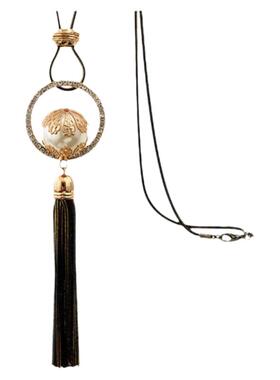 温柔风仿珍珠长款百搭配饰挂链