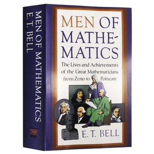 数学大师 从芝诺到庞加莱 英文原版人物传记 Men of Mathematics 数学发展史 贝尔 Bell 英文版书籍 正版进口原版英文书