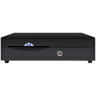 爱宝405大钱箱收银钱箱抽屉式收银机Z420商用五格三挡收钱盒收银员现金钱柜台可独立用超市通用带锁盒子