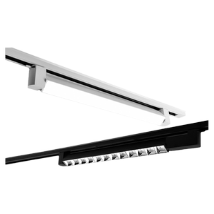 创意长条轨道灯led散光客厅无主灯照明商用店铺展柜导轨线条射灯