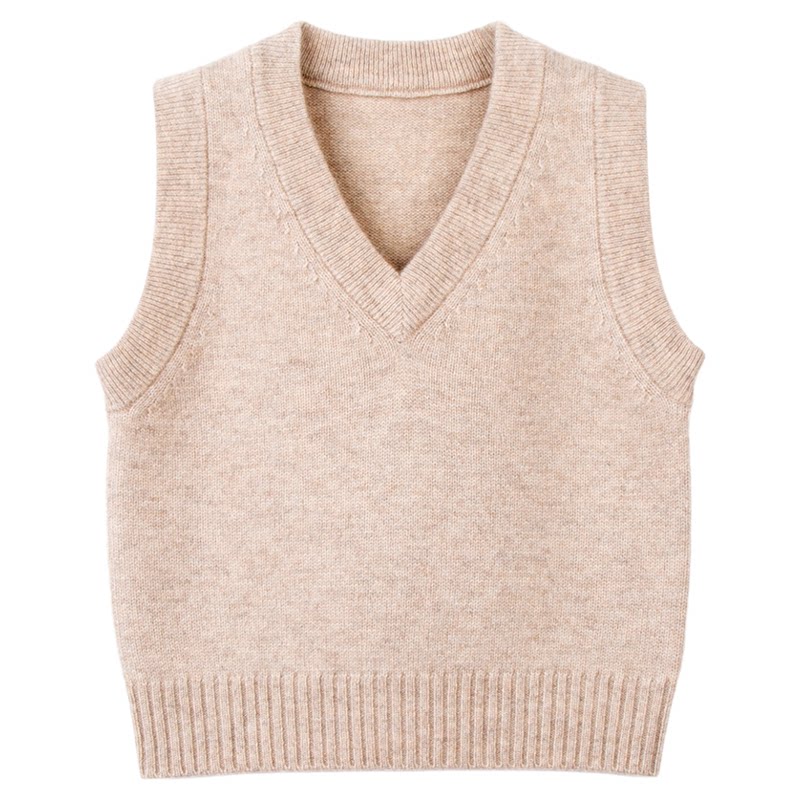 【校服内搭】高品质纯羊绒衫背心