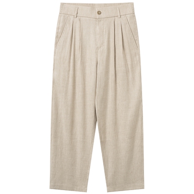 JDV商场同款男士浅咖宽松休闲裤