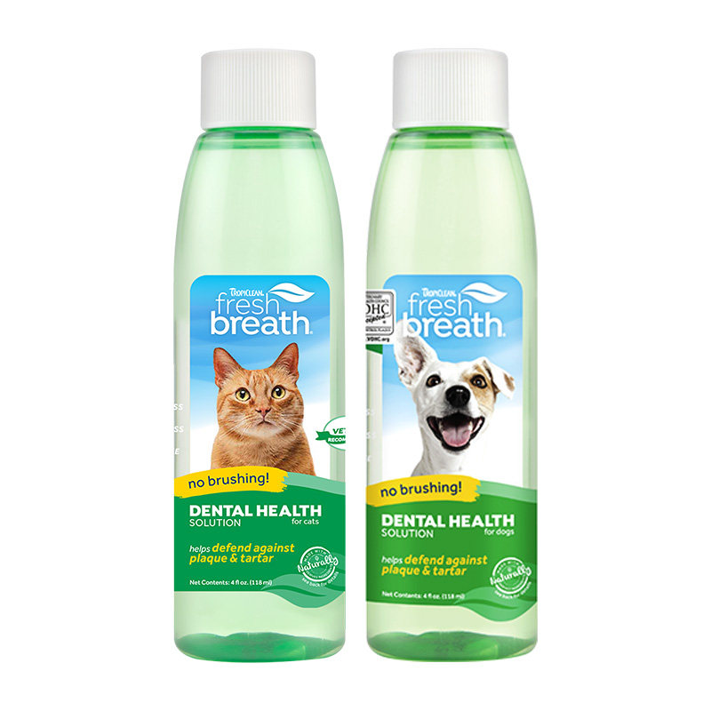 狗狗漱口水猫咪宠物洁齿水口臭牙结石口腔清洁Fresh Breath多美洁
