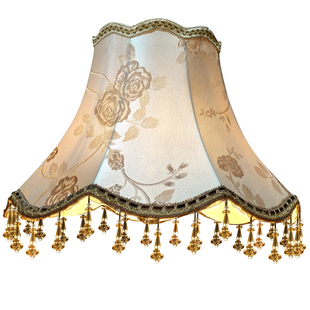 欧式台灯布艺灯罩客厅落地灯罩卧室床头氛围挡光罩酒店书房替换罩