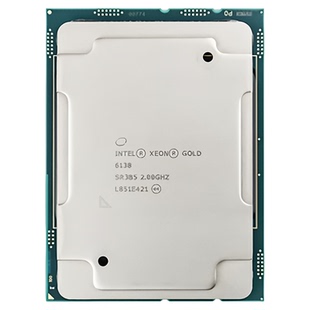 英特尔至强金牌6138CPU20核心40线程服务器处理器LGA3647针