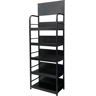 超市便利店药店文具店饮料外卖多层置物架小货架机油润滑油展示架