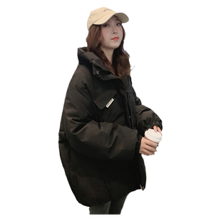 oversize面包服短款棉衣棉服女2026年新款潮秋冬季外套女装厚棉袄