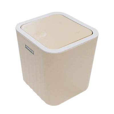 办公室小号迷你垃圾桶方形弹盖