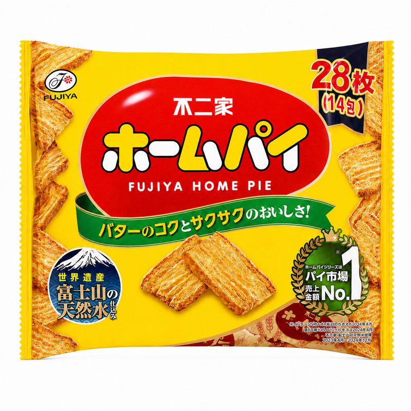 日本原装进口零食不二家小麦黄油千层酥饼干曲奇高端休闲食品小吃