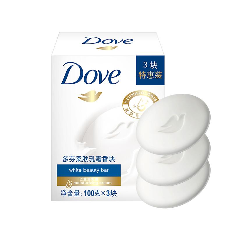 Dove多芬香皂柔肤乳霜香块全身清洁沐浴洗手洗脸沐浴香皂90g