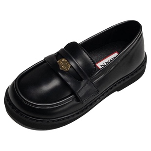 2025春秋季新款儿童小皮鞋女童单鞋宝宝公主鞋软底小女孩黑色洋气