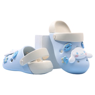 玉桂狗儿童洞洞鞋2026夏季新款防滑软底沙滩女童拖鞋女孩宝宝大童