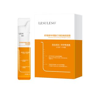 LESULESO/丽素丽速免洗面膜虾青素补水保湿提亮熬夜涂抹睡眠面膜