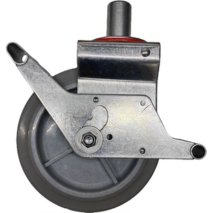 6寸8寸移动脚手架专用轮子万向轮重型丝杆刹车脚轮工地装修鹰架轮