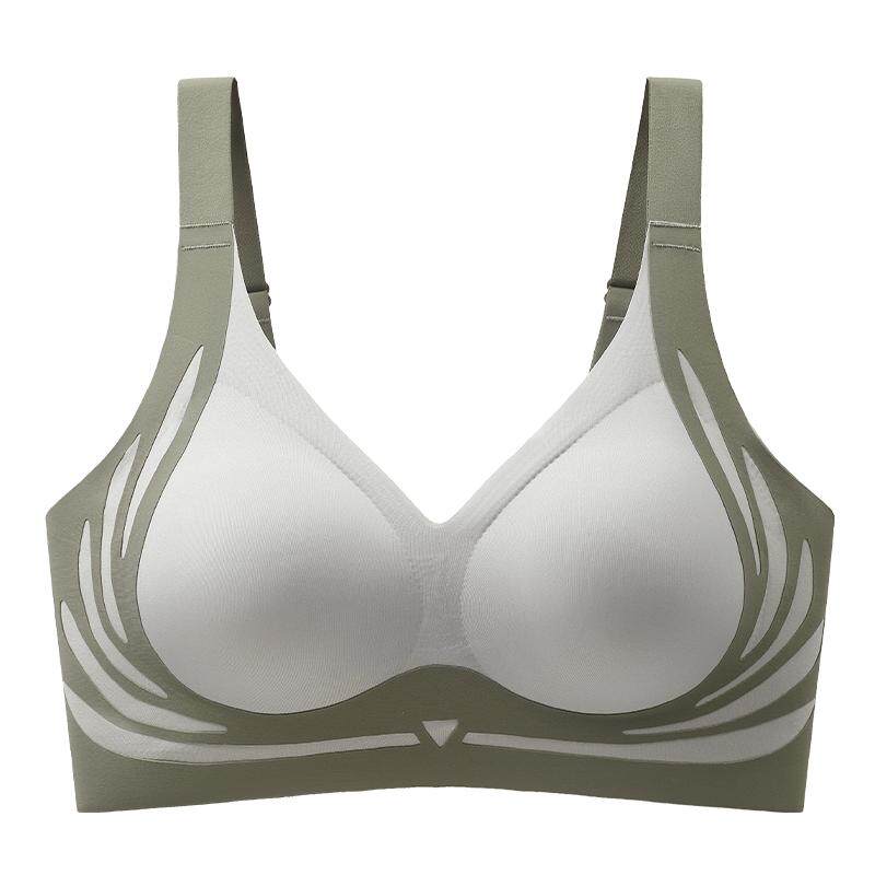 宝督内衣女提拉收副乳聚拢文胸无痕提拉收副乳无钢圈固定杯美背