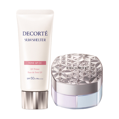 黛珂心悦荣光散粉+透亮素颜乳