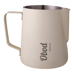 Obod专业咖啡拉花缸尖嘴打奶泡缸拉花杯食品级带刻度打奶缸奶泡杯
