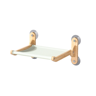 实木猫爬架墙壁式家用猫咪跳台猫架太空舱猫窝一体吸盘免打孔吊床