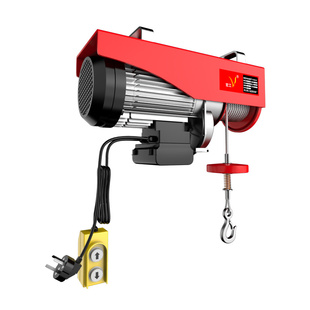 宏工微型电动葫芦220V家用装修吊机小型卷扬提升机吊沙升降起重机