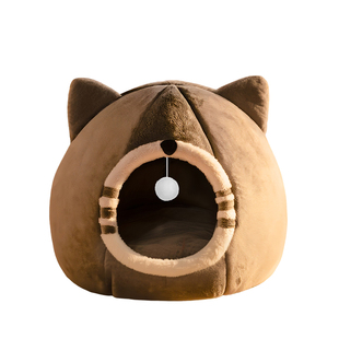 猫窝冬季保暖封闭式安全感猫窝猫床四季通用睡觉狗窝猫窝加厚保暖
