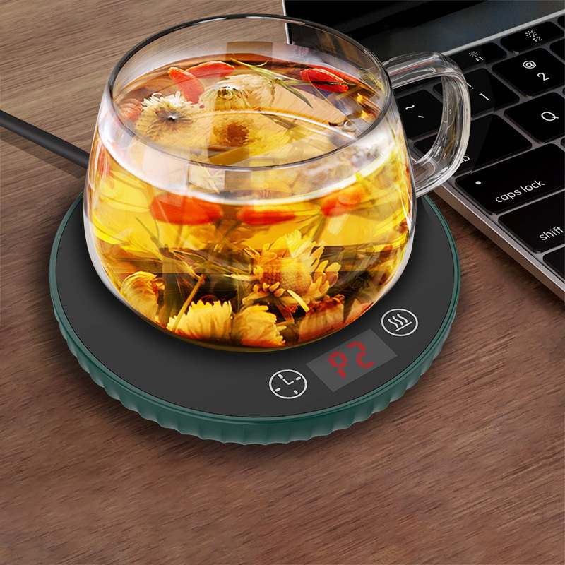 加热杯垫水杯牛奶恒温可调温办公家用暖杯垫暖茶保温底座2档调节