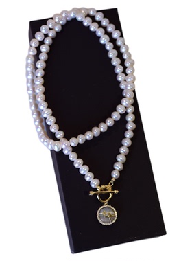 小立交《星星OT扣》淡水珍珠项链