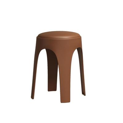 三梦塑料凳子家用加厚可叠放软包