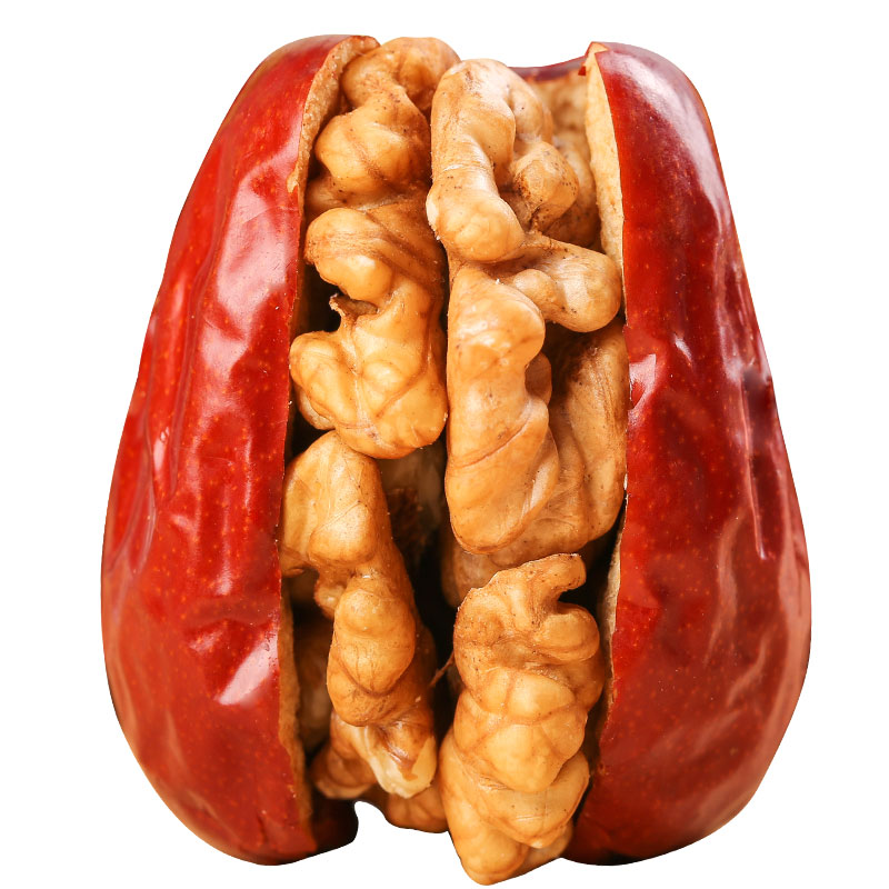 問君棗夾核桃真空小包裝夾心大紅棗加核桃仁零食特產(chǎn)干貨小吃干果