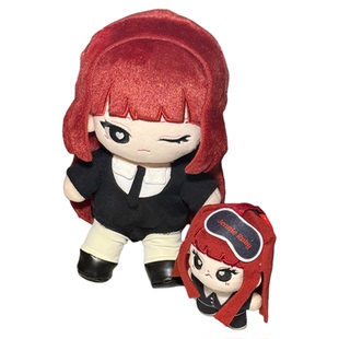 miniso名创优品jennie联名上海快闪周边金珍妮限定棉花娃娃耳机包