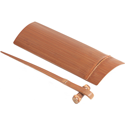 竹制茶道三件套装茶针茶则茶具