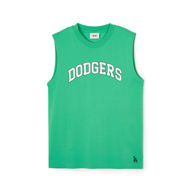 24新款MLB情侣背心男女学院风字母印花圆领无袖运动T恤3ATKV0143