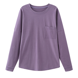 谢欣同款原创品牌DANCE 系列现代舞全棉落肩宽松长袖T恤 男女款