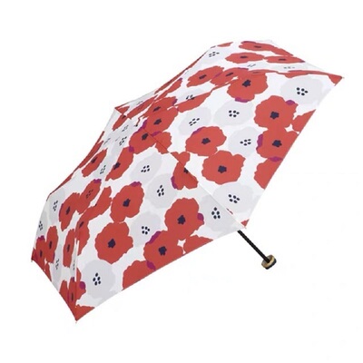 日本进口Wpc超轻晴雨两用三折伞