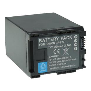 适用于佳能 BP-827 相机电池 HFG20 HFM31 HFS30 摄像机锂电板 HF M41 M400