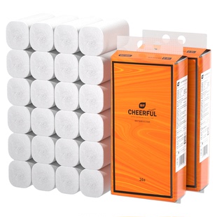 植护无芯卷纸实惠装整箱家用厕纸卫生纸厕所卷筒纸巾宿舍手纸加厚