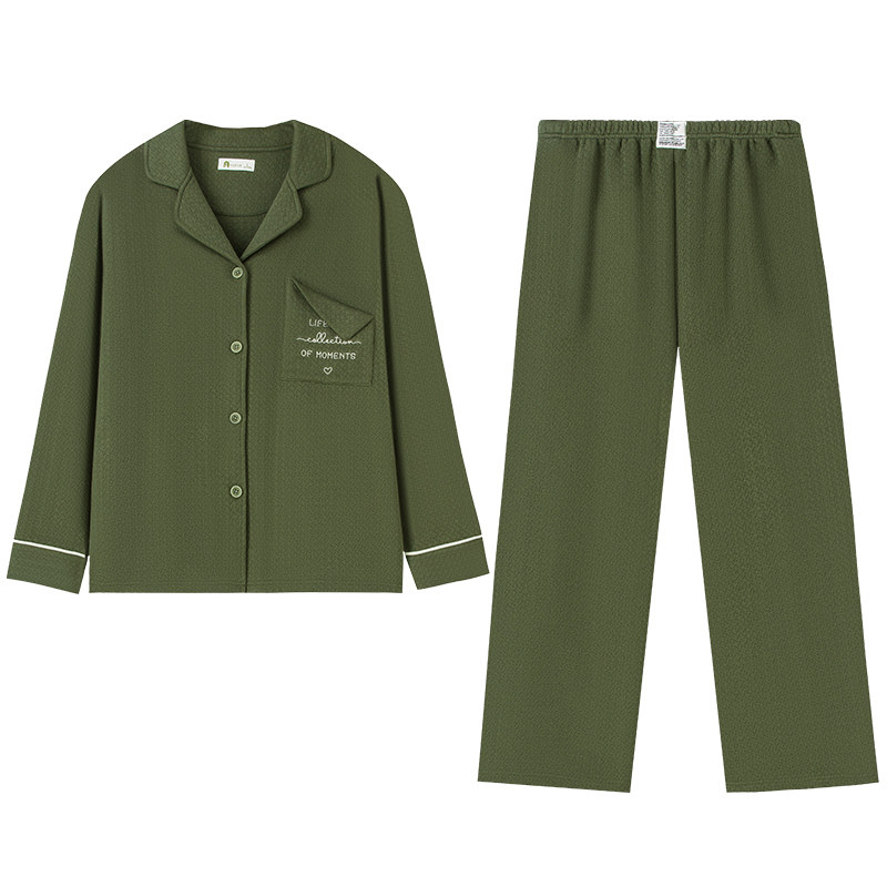 妮狄娅保暖纯棉夹层家居服套装