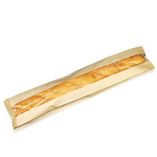 法棍袋面包袋长棍纸袋烘焙纸袋毛毛虫包装袋牛皮纸袋防油纸袋定制