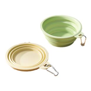 狗狗折叠碗狗盆外出便携式狗碗食盆宠物户外猫咪喝水碗饮水狗粮盆