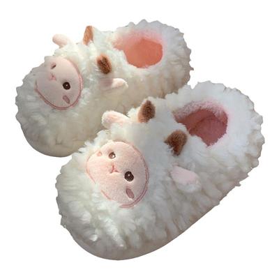 细细条防滑踩屎感居家卧室棉拖鞋