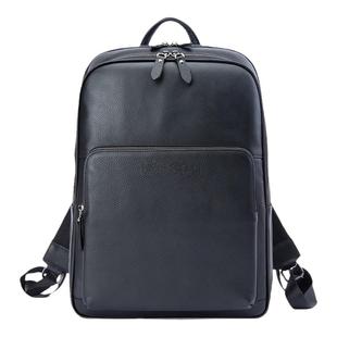 多隔层真皮牛皮男商务大容量时尚潮流简约旅行包袋双肩背包电脑包