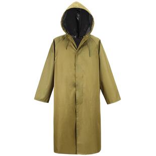 3520正品户外劳保帆布雨衣连体加厚防暴雨耐磨长款分体式套装成人