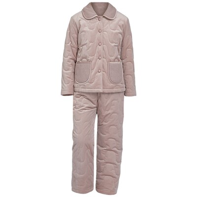 曼诺曼蒂克加厚丽丝绒家居服套装