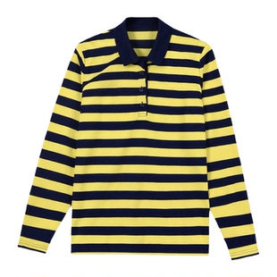 翻领长袖打底衫女t恤宽松大码带领polo衫秋季运动上衣 摩力克女装