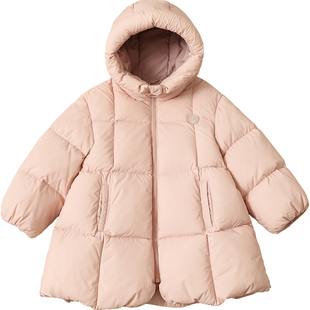 宝宝羽绒服中长款2025冬季新款女童羽绒服中小童装1-3-6-8岁C4215