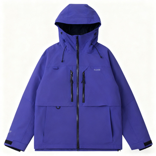 新款全压胶3L单板滑雪服女款套装男防水夹棉加厚硬壳雪服上衣裤子