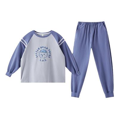 【纯棉透气】男童睡衣春秋可外穿