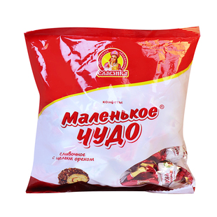 俄罗斯进口斯拉夫奶罐糖果巧克力榛仁牛奶夹心糖年货喜糖零食礼包