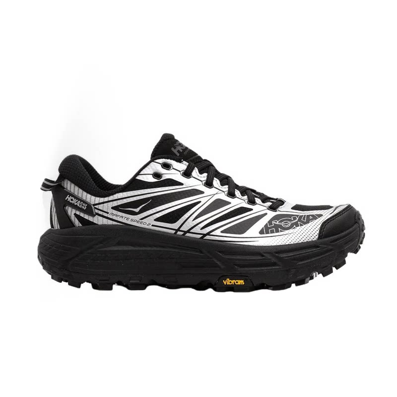 HOKA ONE ONE Mafate Speed2 黑武士低帮全掌跑步鞋 1126851-bksv