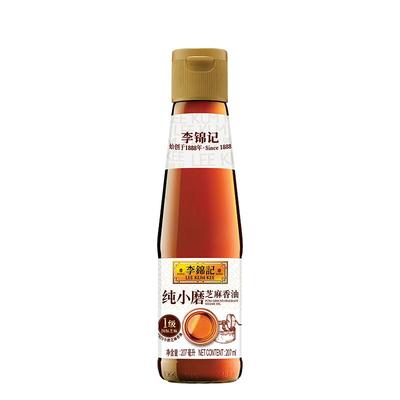 李锦记纯小磨芝麻油207ml